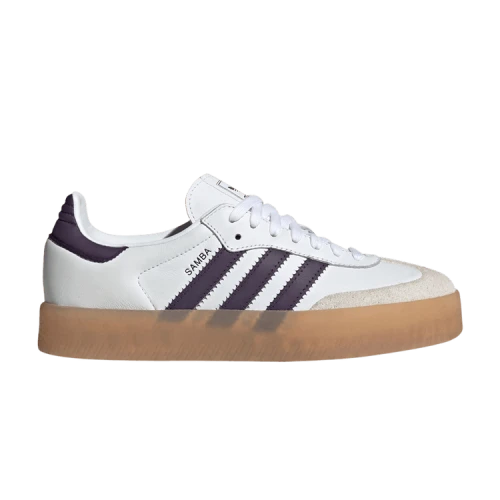 adidas Sambae White Off White Aurora Plum (Women's)
