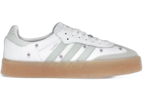 adidas Sambae Floral White Linen Green Gum (Women's)
