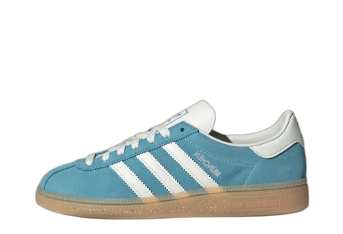 adidas Muenchen Preloved Blue Off White Silver Metallic (Women's)