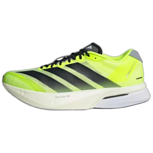 adidas Adizero Boston 13 Lucid Lemon Core Black Halo Silver