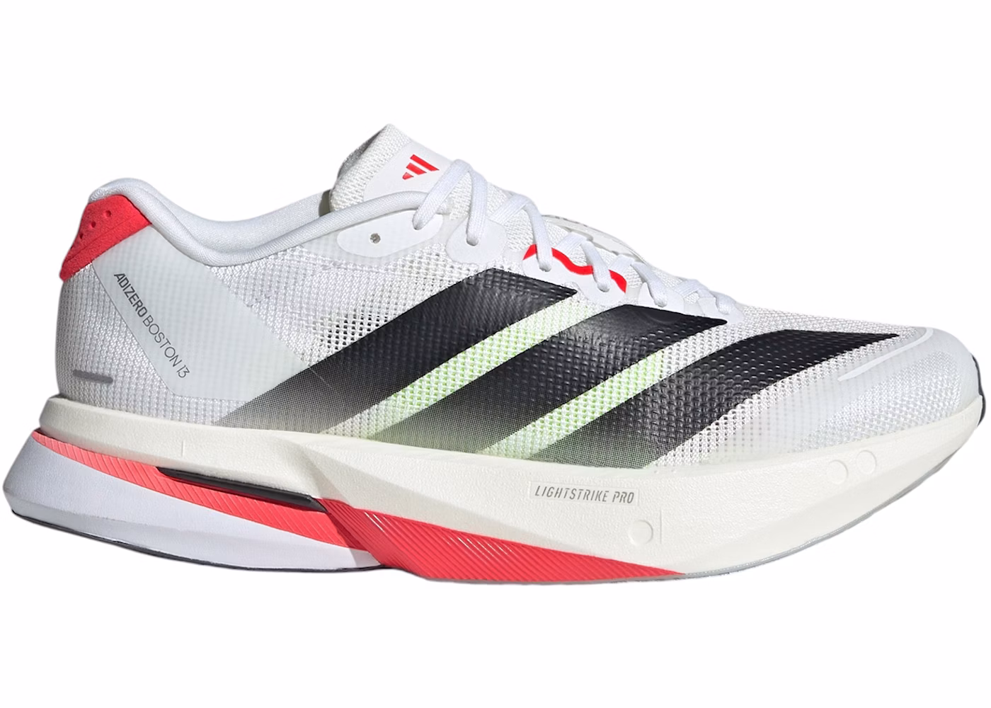 adidas Adizero Boston 13 Cloud White Core Black Lucid Red (Women's)