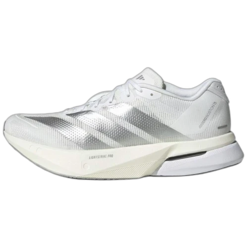 adidas Adizero Boston 13 Cloud White Matte Silver Dash Grey (Women's)
