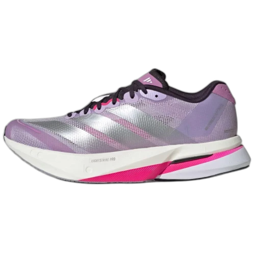 adidas Adizero Boston 13 Powder Plum Silver Metallic (Women's)