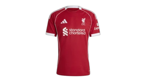adidas Liverpool FC 2025/26 Home Jersey Strawberry Red
