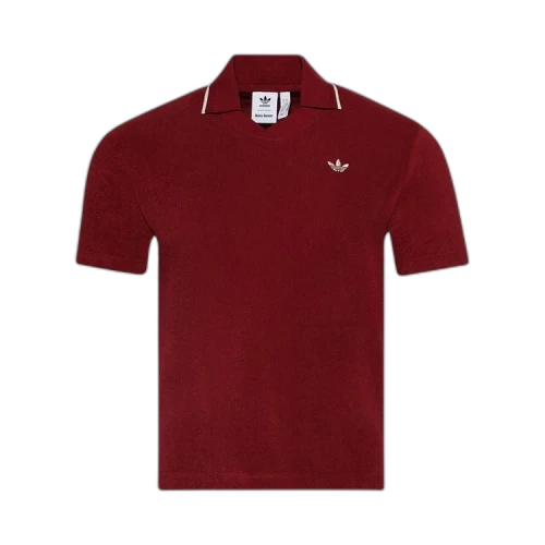 adidas x Wales Bonner Polo Shirt 'Collegiate Burgundy'