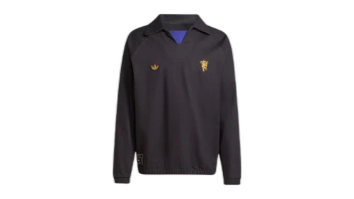 adidas Terrace Icons Drill Sweatshirt Manchester United Utility Black