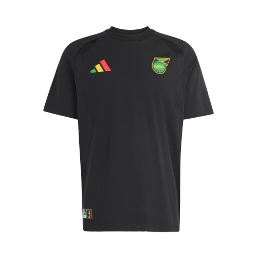 adidas Jamaica Bob Marley Tiro Travel Tee Black
