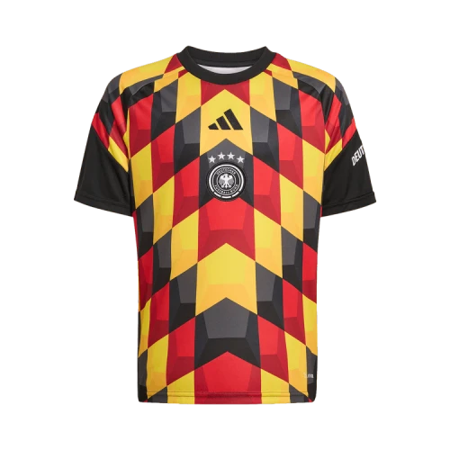(GS) adidas Germany 26 Home Pre Match Jersey Asia Sizing 'Black Team Yellow'