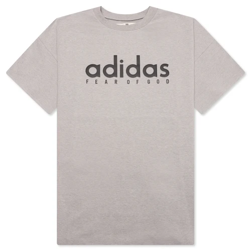 adidas Fear Of God Athletics Quickdry Jersey S/S Tee Medium Grey Heather