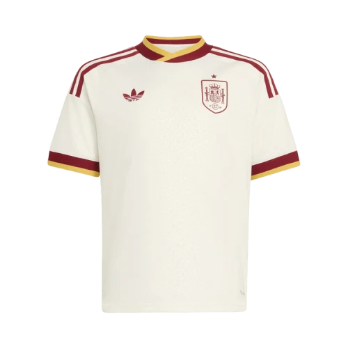 adidas Kids Spain 26 Away Jersey Off White