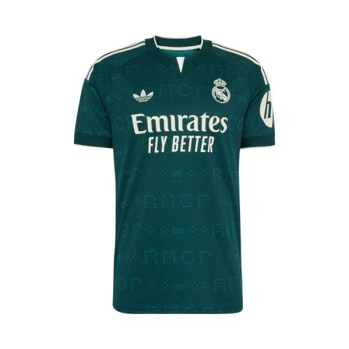 adidas Real Madrid 26/27 Away Authentic Jersey 'Aurora Ivy'