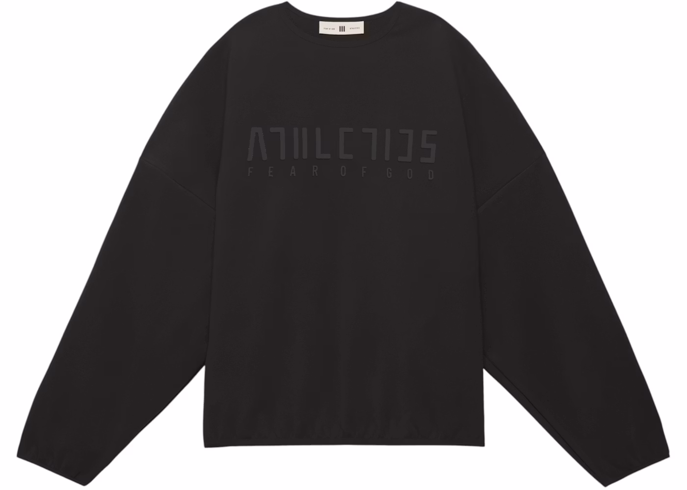 adidas Fear Of God Athletics Suede Fleece Crewneck Black