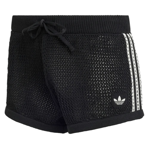 Adidas Knitted Crochet Shorts 'Black'