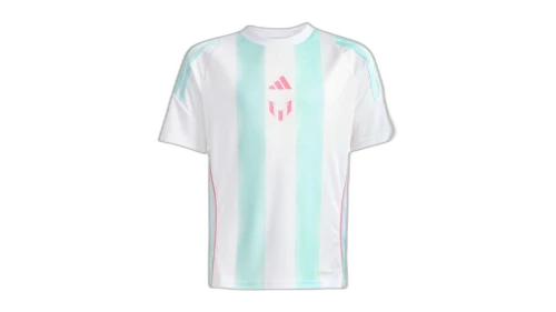 adidas Kids Logo Jersey White/Semi Flash Aqua