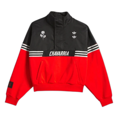 adidas x Willy Chavarria Gomez Pullover Jacket Black/Red
