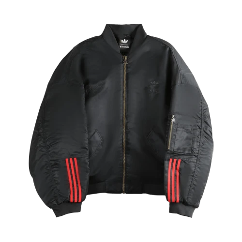 adidas x Willy Chavarria Satin Bomber Jacket Black