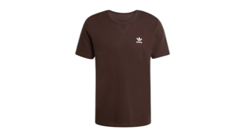 adidas Trefoil Essentials Waffle T-Shirt Aurora Coffee