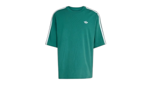 adidas Adicolor 3-Stripes Oversized Tee Collegiate Green