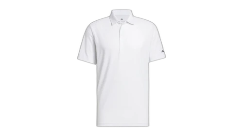 adidas Ultimate365 Plus Go-To Print Polo Shirt White/Grey Three