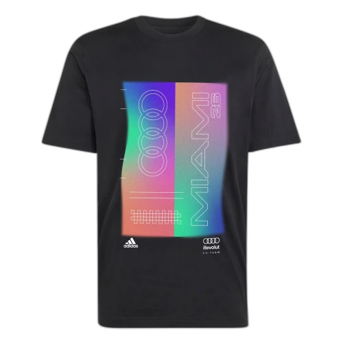 adidas x Audi Revolut F1 Team Teamgeist Graphic Tee Black