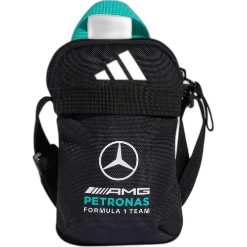 Adidas MERCEDES AMG Zip Closure Polyester Travel Storage Bag Men's Black