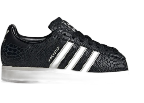 adidas Superstar II Black Croc Cream White