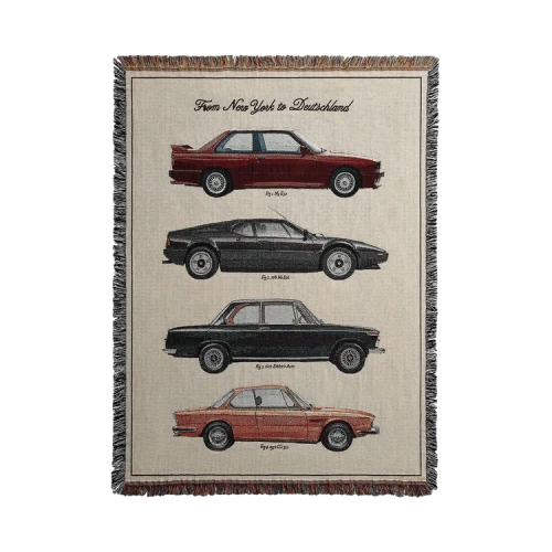 Kith x BMW Tapestry Blanket Sandrift