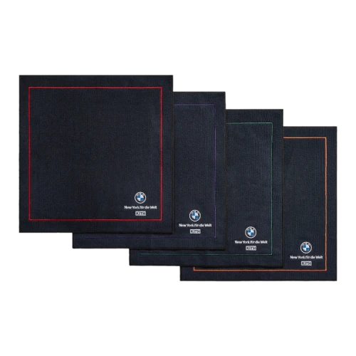 Kith x BMW Pack of 4 Microfiber Towel Black