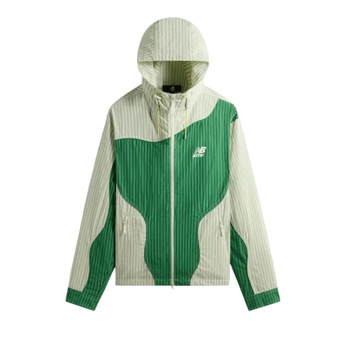 Kith x New Balance Poplin Mix Madison VI Jacket Spring Juniper