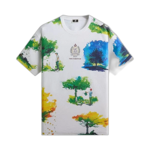Kith x New Balance Watercolor Quinn Tee White