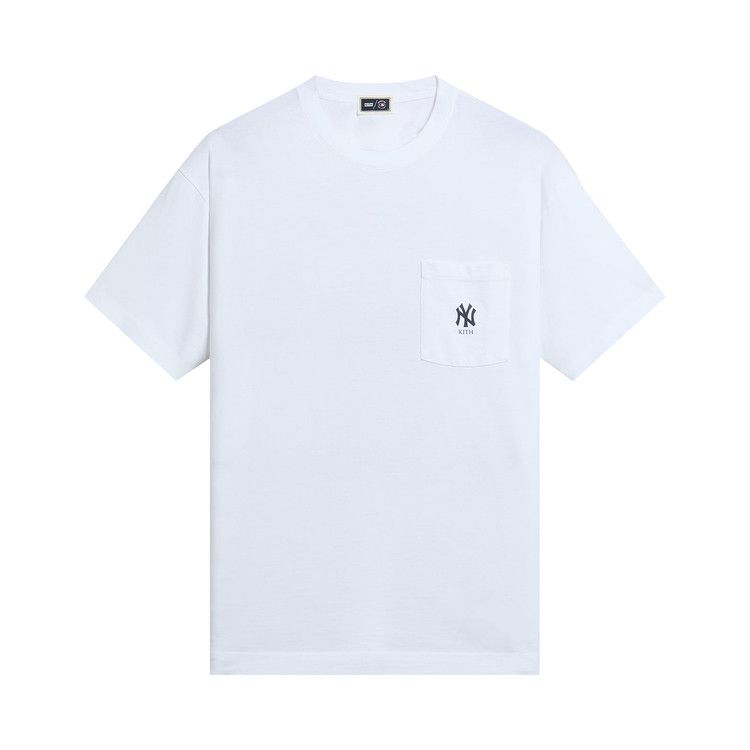 Kith x New York Yankees Crest Pocket Tee White