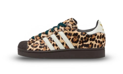 adidas Superstar II Leopard Dark Brown Ivory (Women's)