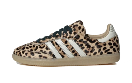 adidas Samba OG Leopard Magic Beige (Women's)