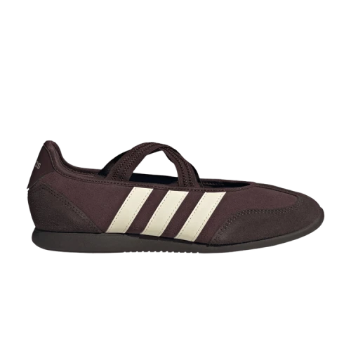 adidas Barreda Mary Jane Shadow Brown Cream White (Women's)