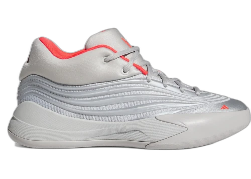 adidas Dame 10 Silver Metallic Lucid Red