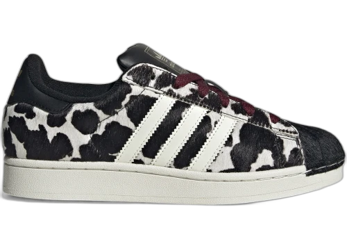 adidas Superstar II Cow Print Black Off White Women's