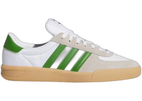 adidas Glenburn White Crew Green Gum
