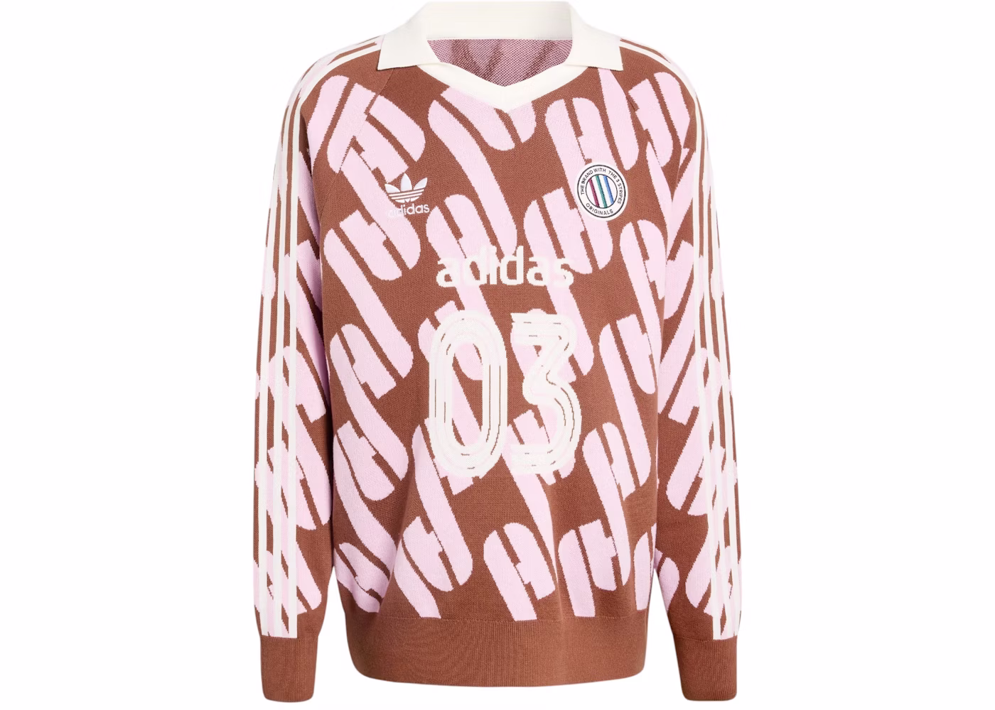 adidas Adicolor Blokecore Polo Preloved Brown True Pink
