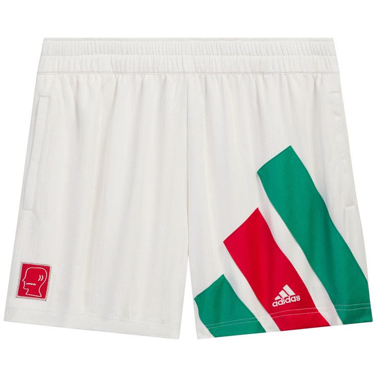 adidas x Brain Dead x Disney Football Shorts Chalk White