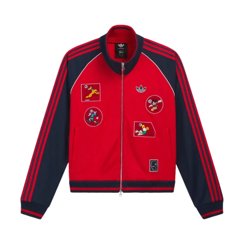 adidas x Brain Dead x Disney Track Top Better Scarlet