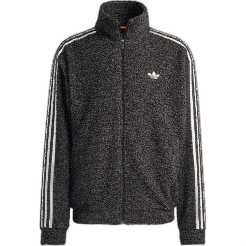 adidas Boucle Firebird Tracktop Black Grey Strata