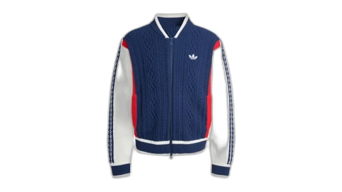 adidas Retro Remix Cardigan Night Indigo Off White Better Scarlet