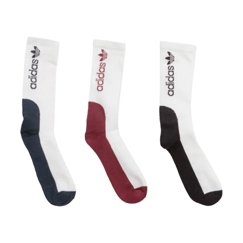 Adidas Skateboarding Premium Socks (3-Pack) 'White/Black/Aurora Ink'