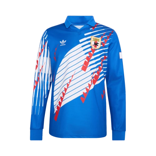 adidas Japan Home Long Sleeve Jersey Asia Sizing 1993 Asia Sizing 'Blue'