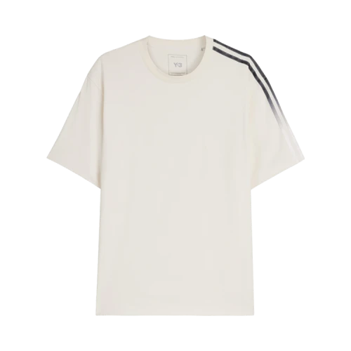 Y-3 Gradient Stripes Short Sleeve Tee Cwhite