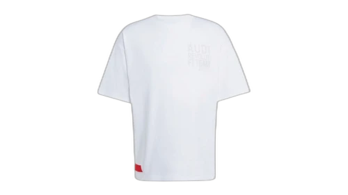 adidas x Audi Revolut F1 Team Elevated Graphic Tee White/Hi-Res Red