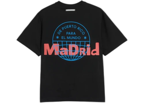 adidas x Bad Bunny DtMF Tour Madrid Heavyweight Merch Tee Black