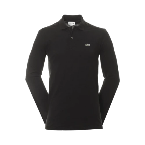 Lacoste Classic Fit Long-Sleeve Polo Shirt 'Black'