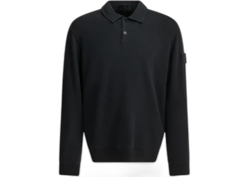Stone Island S.I. Ghost Polo Collar Sweatshirt Blue