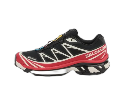 Salomon XT-6 Gore-Tex Black Flame Scarlet